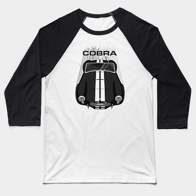 Shelby AC Cobra 427 - Black Baseball T-Shirt by V8social